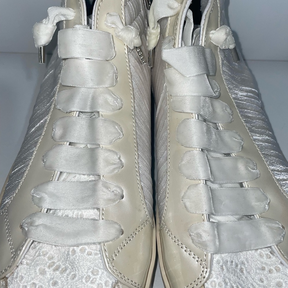Women’s P448 Eyelet High-Top Sneakers